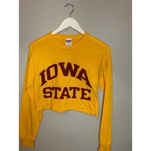 Iowa State University long sleeve tee cropped